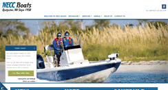 Desktop Screenshot of neccboats.com